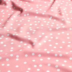 Swimwear Jersey UPF50 Recycled digital printed Dots Salmon