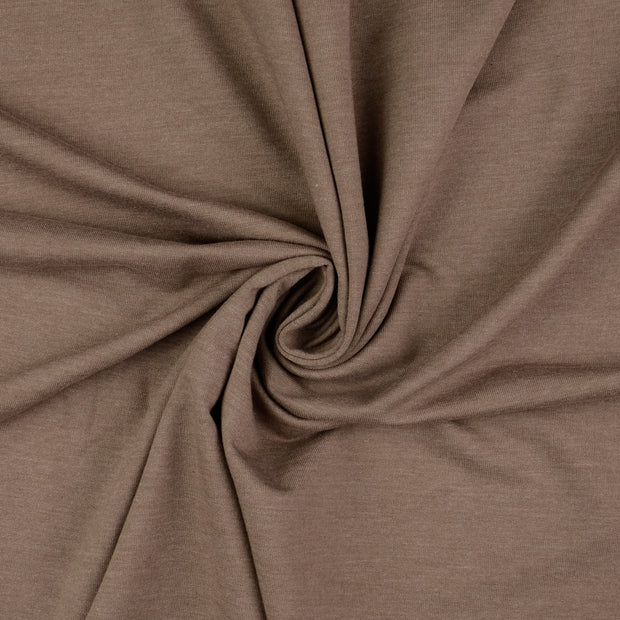 French Terry tissu Marron 
