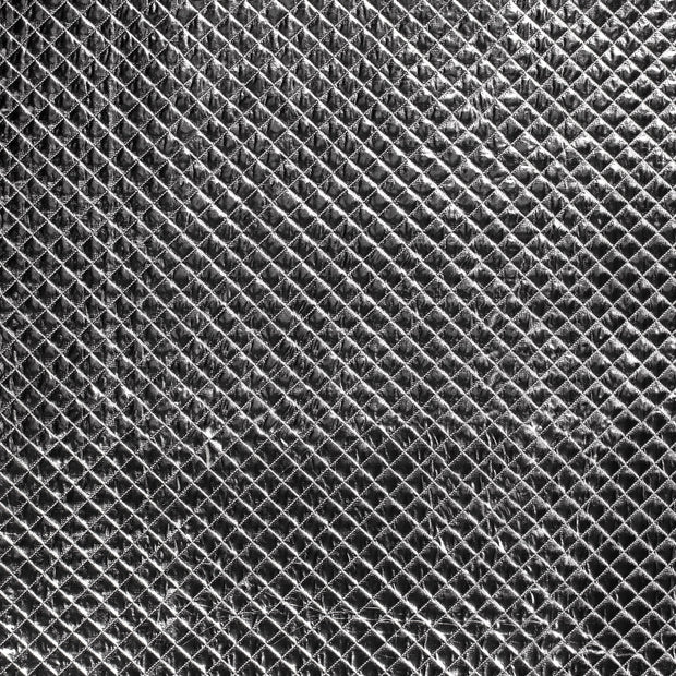 Stepped Lining tela Plata brillante 