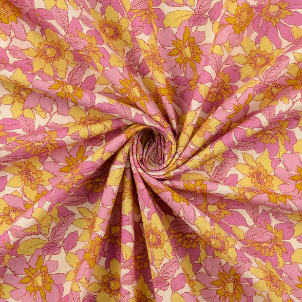 Seersucker tissu Orange 