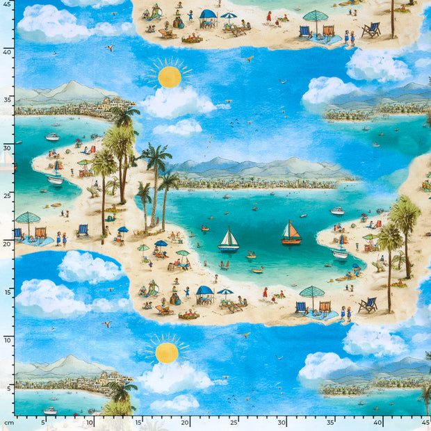 Jersey tissu Multicolore