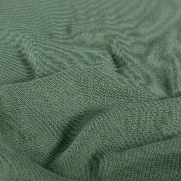Bündchen GOTS organisch fabrik Uni Dunkelgrün