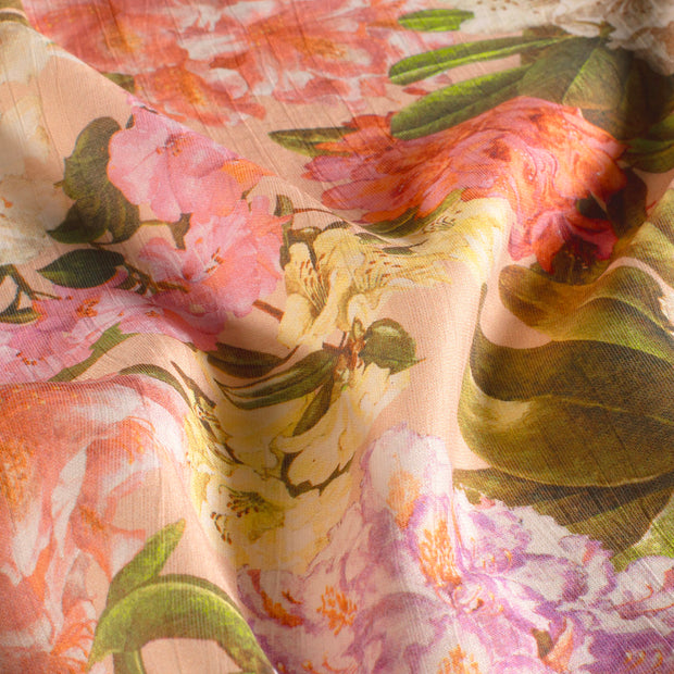  fabric Flowers Salmon