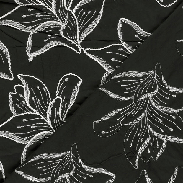 Voile fabric Flowers 