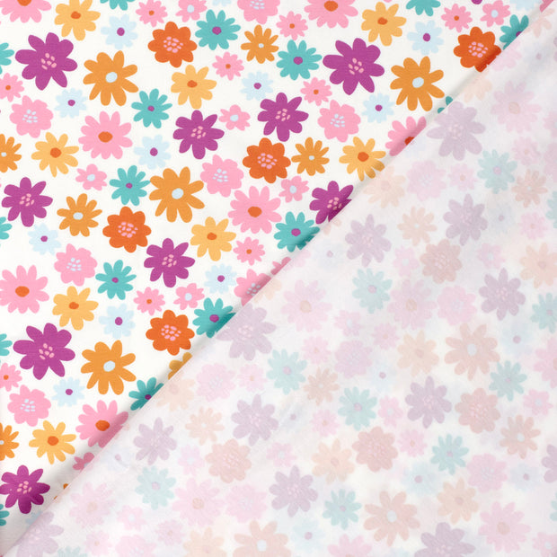 Cotton Jersey fabric Birds printed 