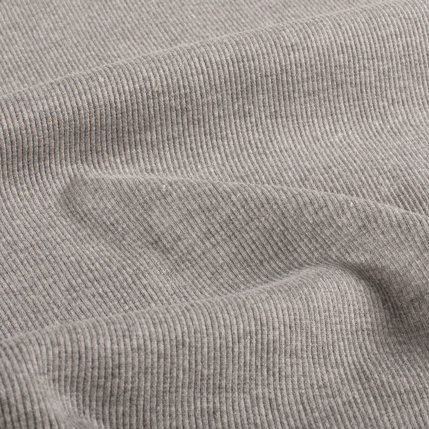 Cuff Material 2x2 rib fabric Light Grey 