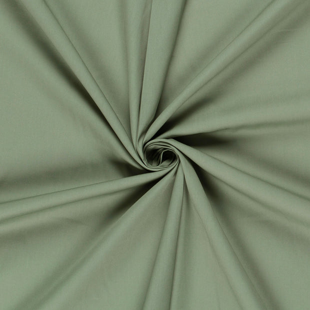 Cotton Poplin GOTS organic fabric Mint 
