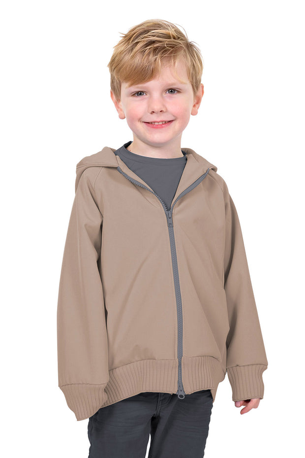Tejido Softshell tela Unicolor Camel