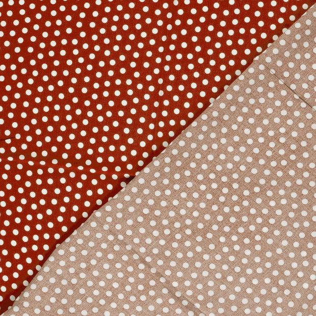 Bamboo Poplin fabric Dots printed 