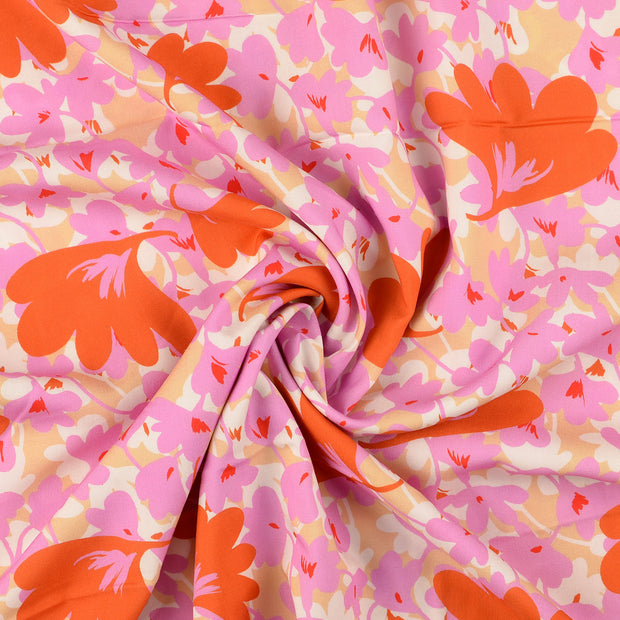 Viscose Poplin fabric Light Pink 