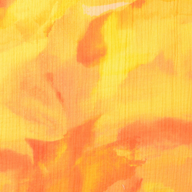 Muslin fabric Batik Orange