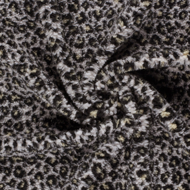 Sherpa Fleece stof Beige jacquard 