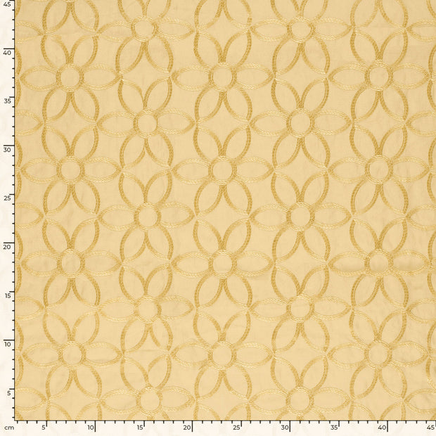  fabric Flowers Light Yellow