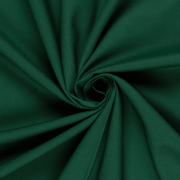Cretonne Premium tissu Unicolore Vert foncé