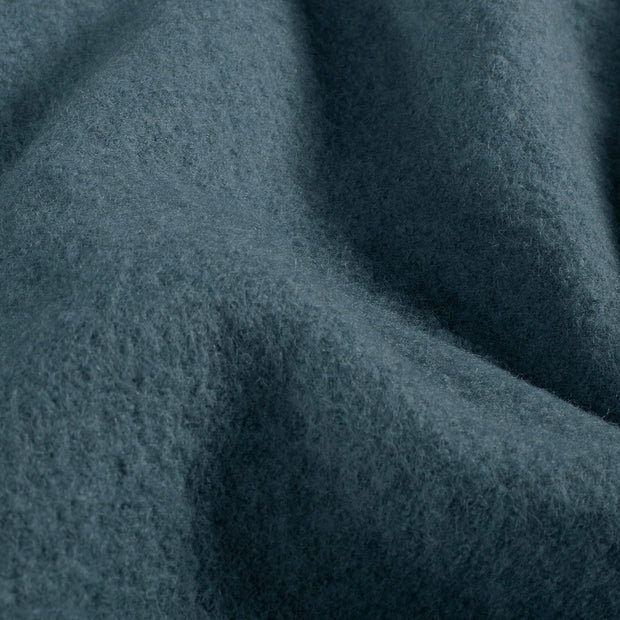 Paño de lana tela Unicolor Azul acero