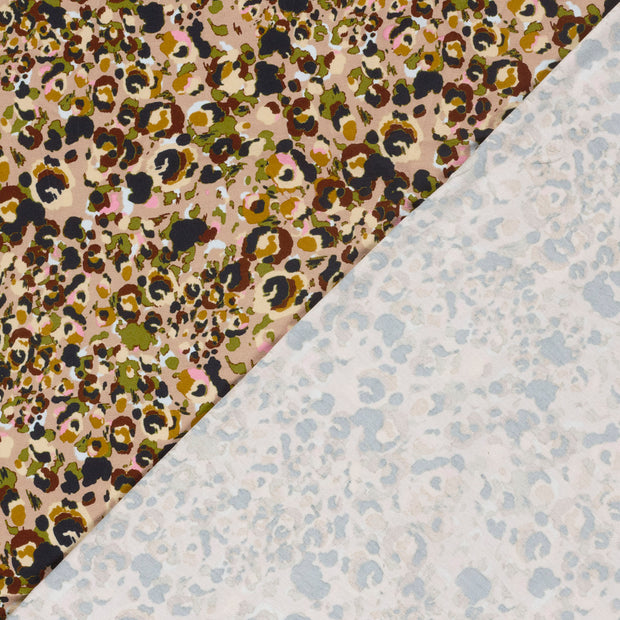 Viscose Vortex Jersey fabric Abstract printed 