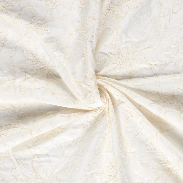  fabric Beige embroidered 
