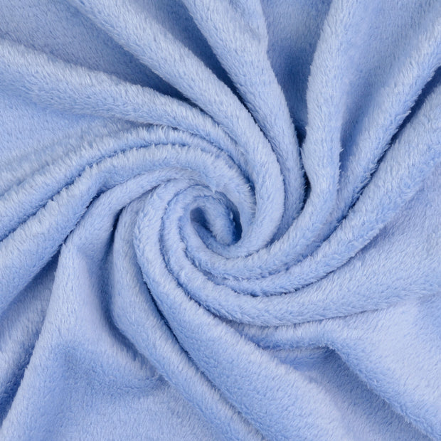 Coral Fleece tela Azul claro 