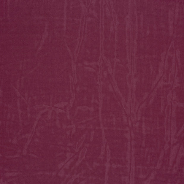Chiffon fabric Bordeaux semi-transparent 
