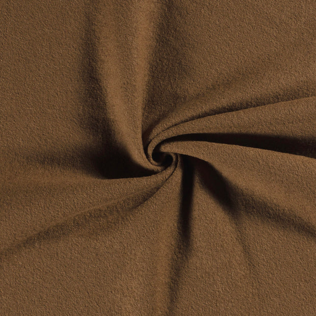 Wool Boucle fabric Camel 