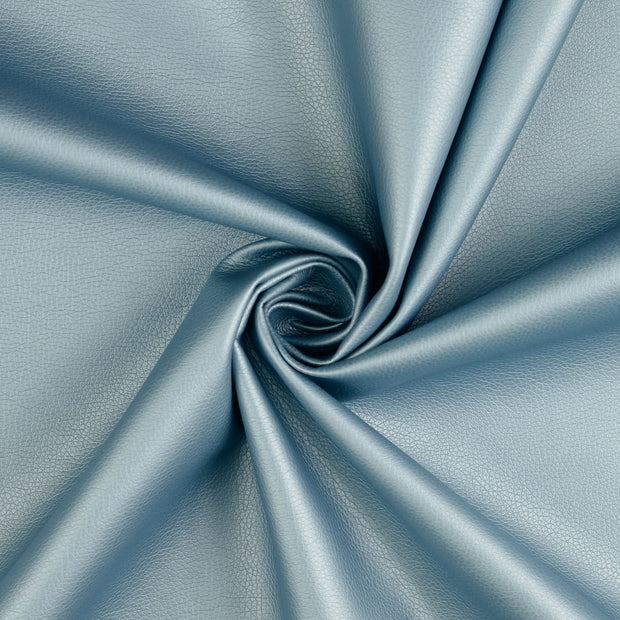 Leather fabric Light Blue coated 