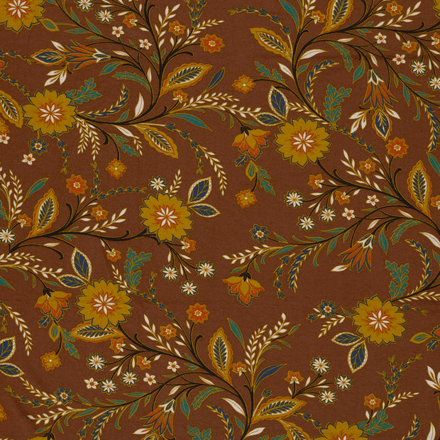 Viscose Vortex Jerséis tela Marrón mate 