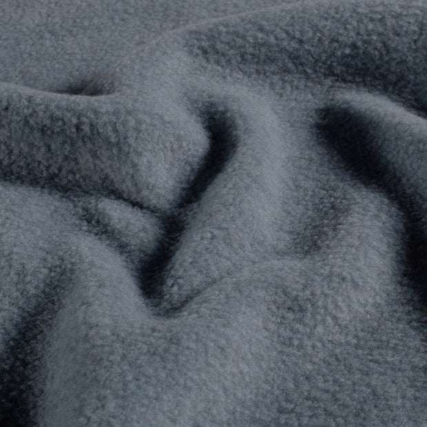 Fleece fabric Unicolour Steel Blue