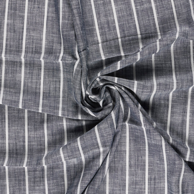  fabric Navy yarn dyed 