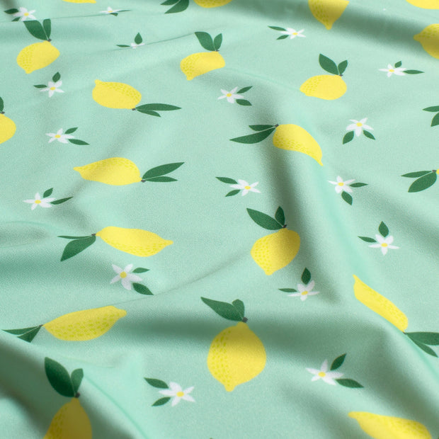 Swimwear Jersey UPF50 Recycled fabric Fruits Mint