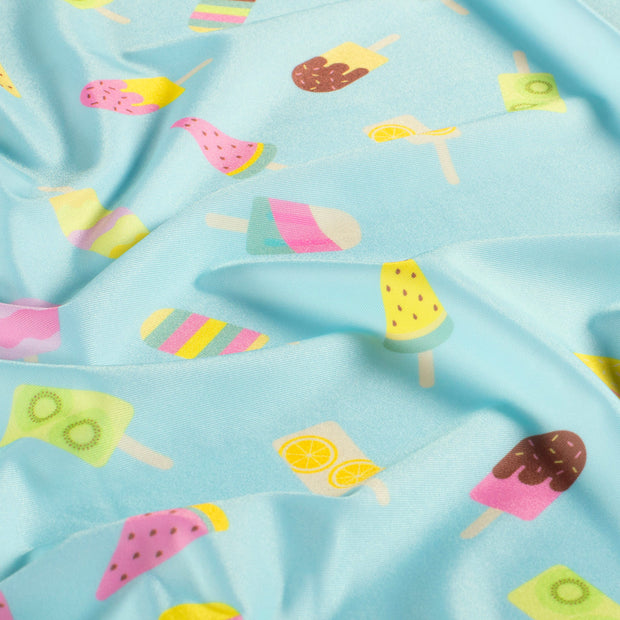 Swimwear Jersey UPF50 Recycled fabrik Eis Aqua