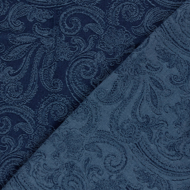 Jacquard fabric Paisley pre-washed 