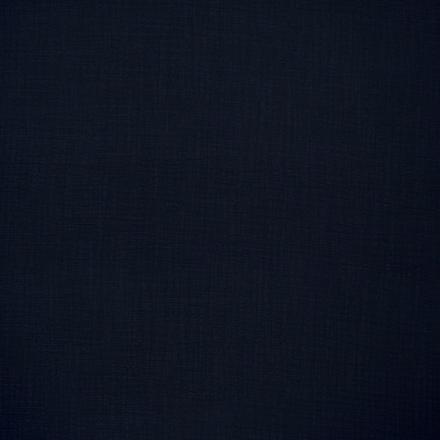 Double gaze tissu Bleu Marine mat 