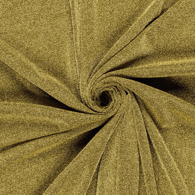 Jersey de Polyester tissu Doré Lurex 