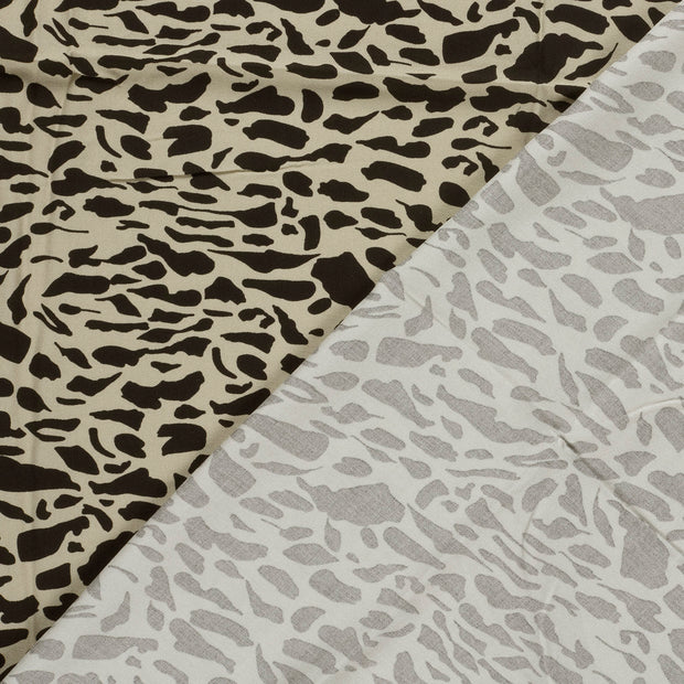 Viscose Twill fabric Abstract printed 