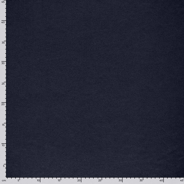 Heavy Knit fabric Melange Navy