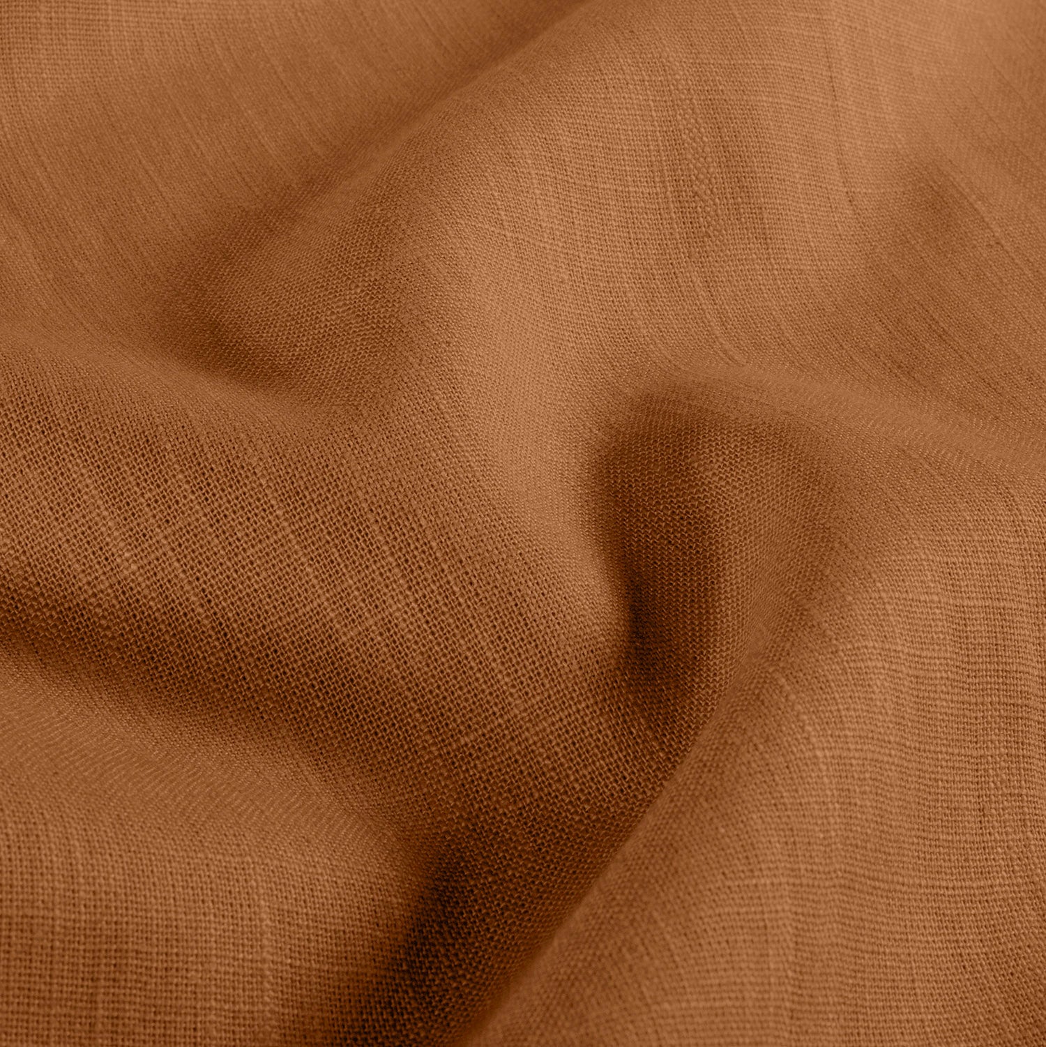 Linen fabric Unicolour Camel | Wholesale fabrics | Nooteboom Textiles