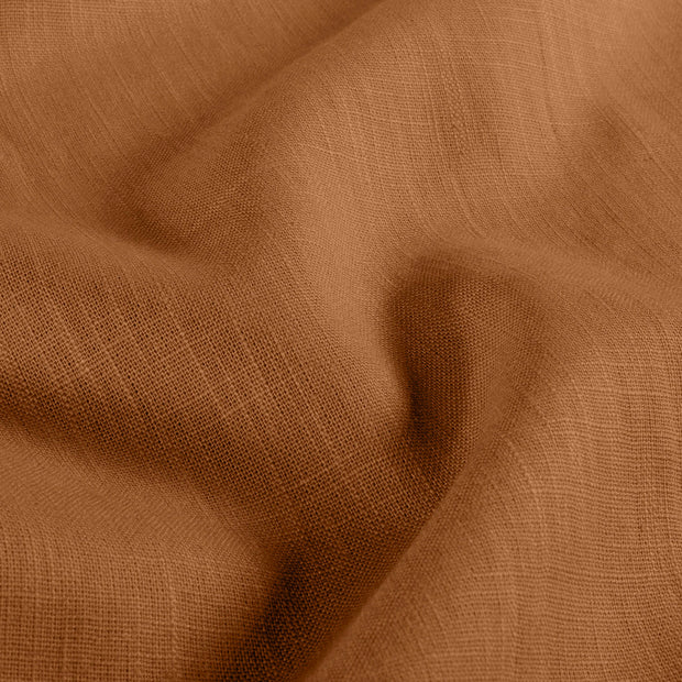 Lino tela Unicolor Camel