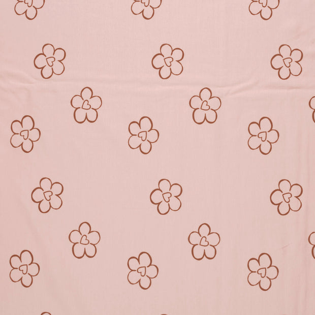 Jersey fabrik Rosa weich 