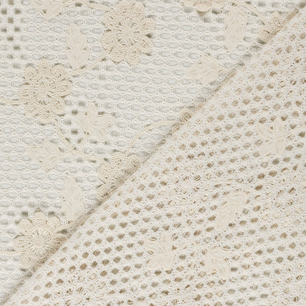  tissu fleurs avec application 