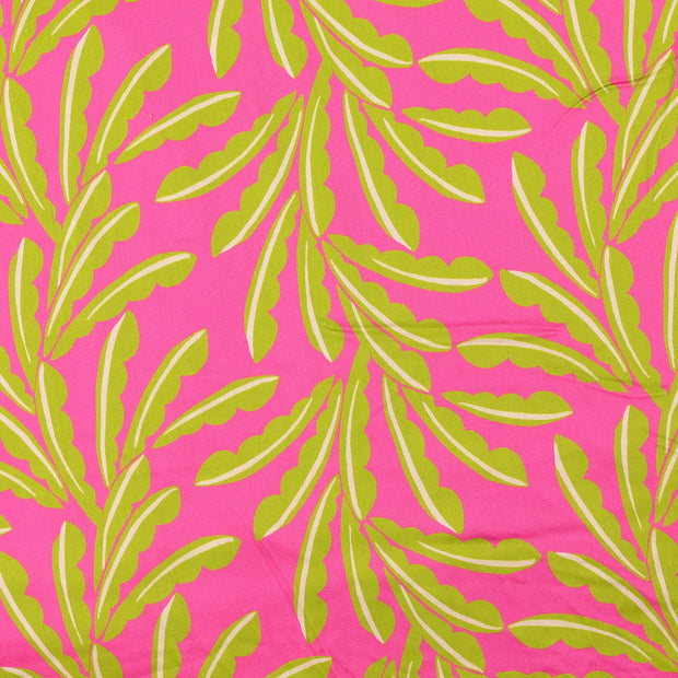Viscose Satin fabrik Geometrische Rosa