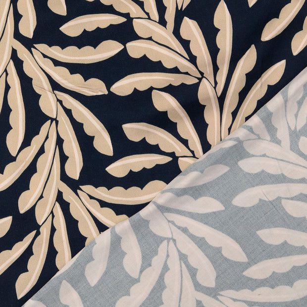 Viscose Satin fabrik Marine digital bedruckt 