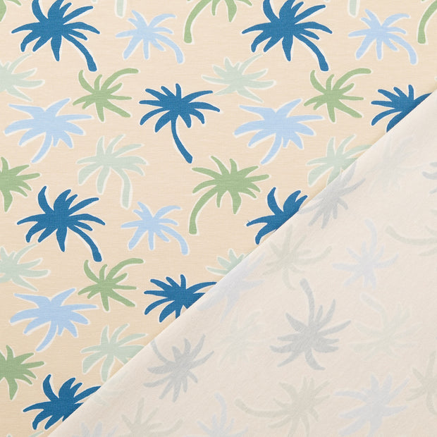 Jersey fabric Nude printed 