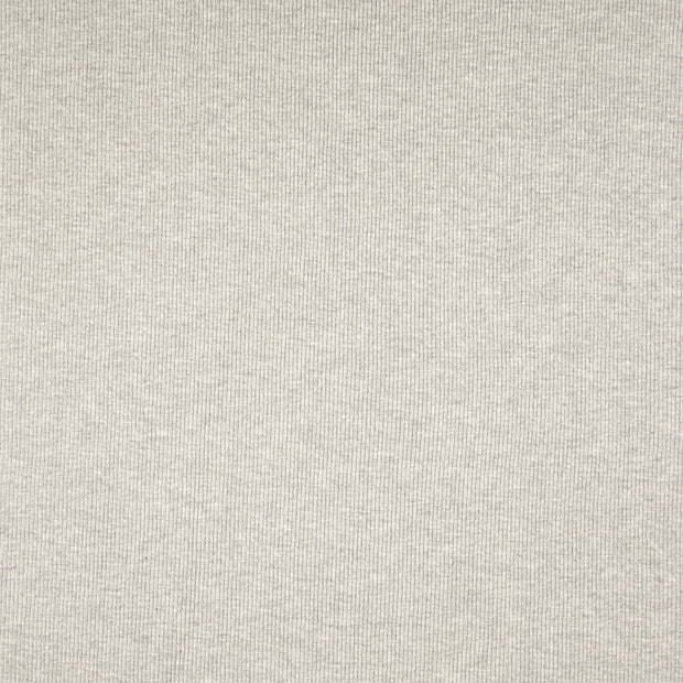 Heavy Knit fabrik Uni Grau