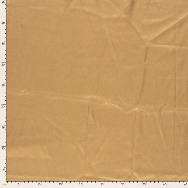 Satin fabrik Uni Beige