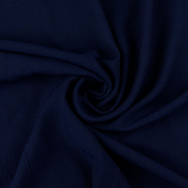 Viscose Poplin fabric Navy 