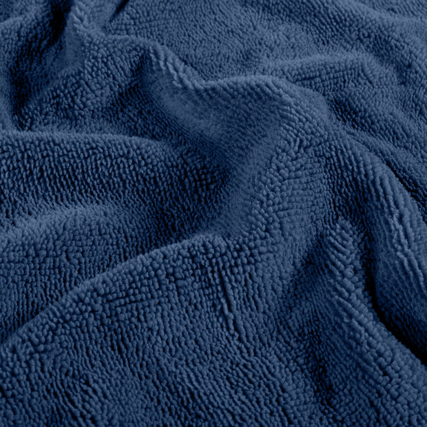 Bamboo Fleece fabric Unicolour Steel Blue