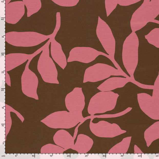 Punta di Roma fabric Abstract Brown