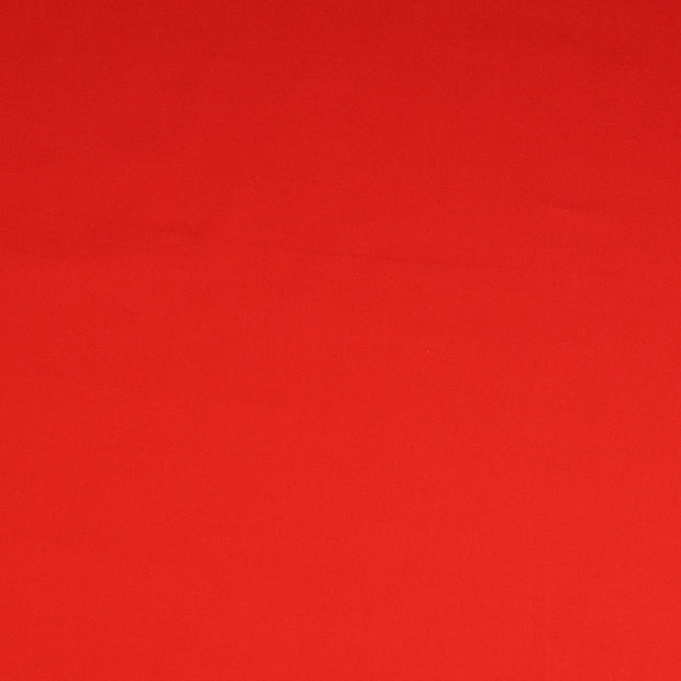 Cotton Poplin fabric Unicolour Red