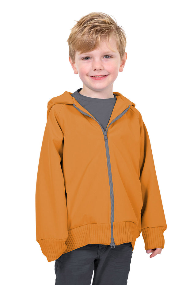 Softshell fabric Unicolour Oker