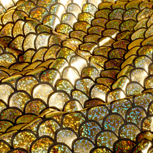 Lamé tela Oro bicolor 